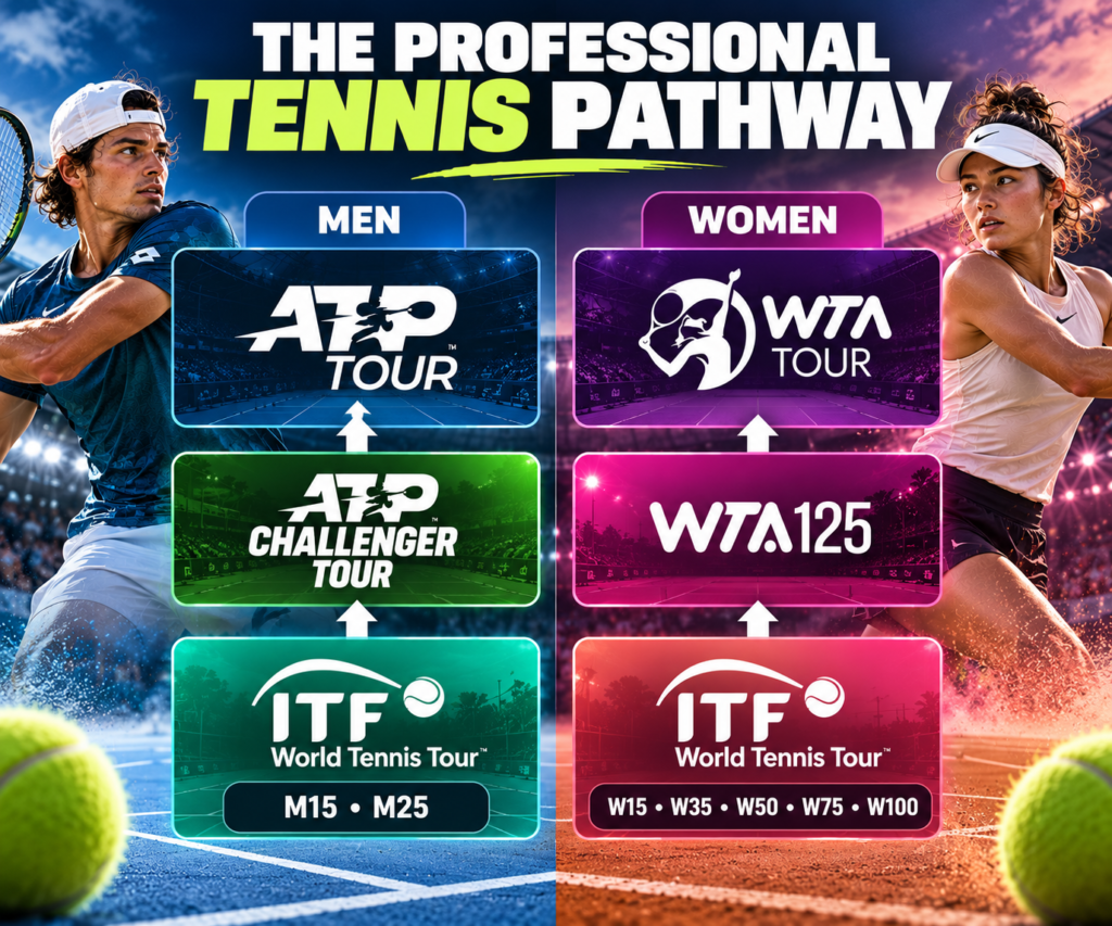 World Tennis Tour pathway to the ATP and WTA Tours